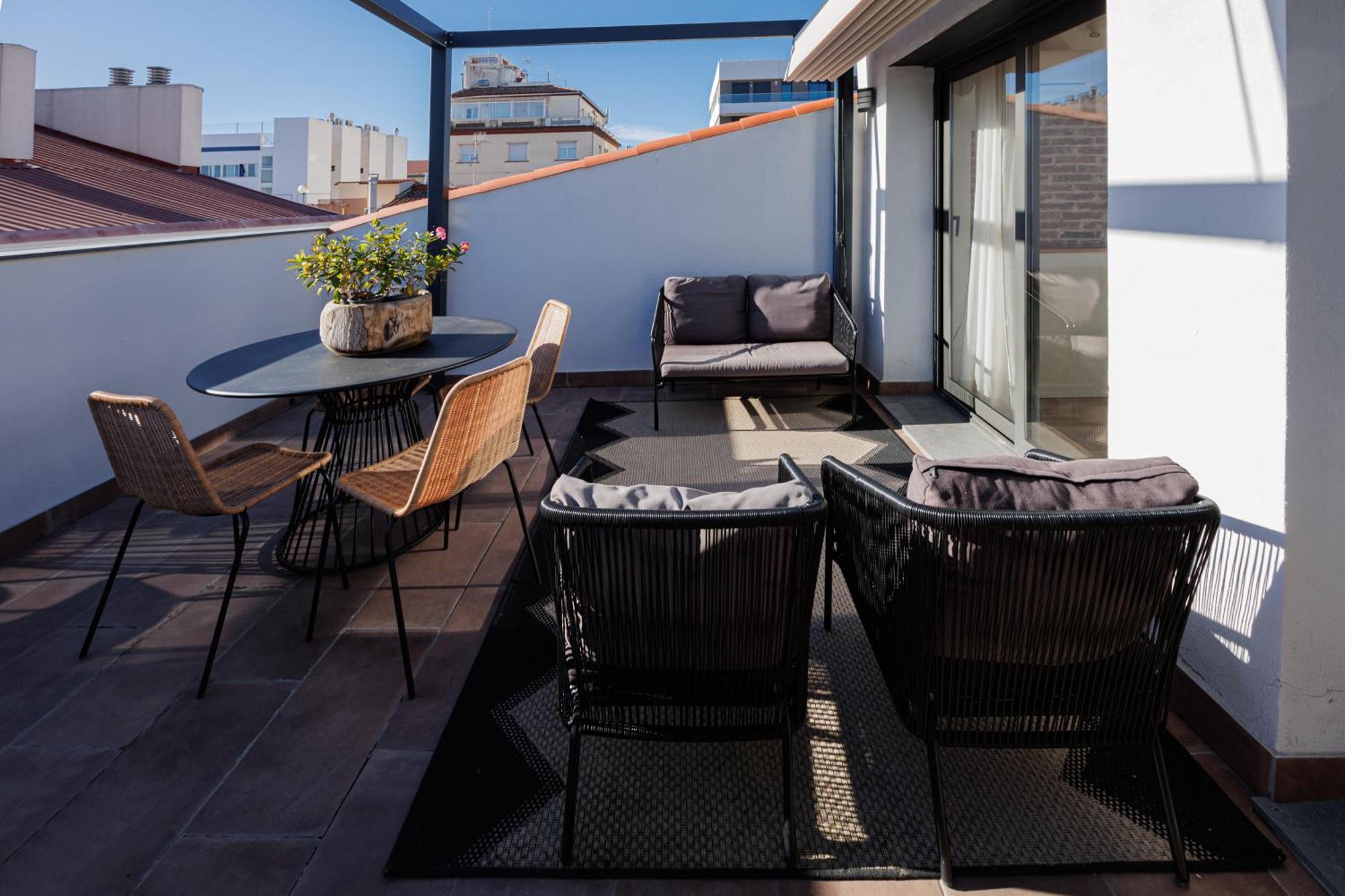 Atico Duplex Playa Area Barcelona Con Spa Exterior Montgat Luaran gambar